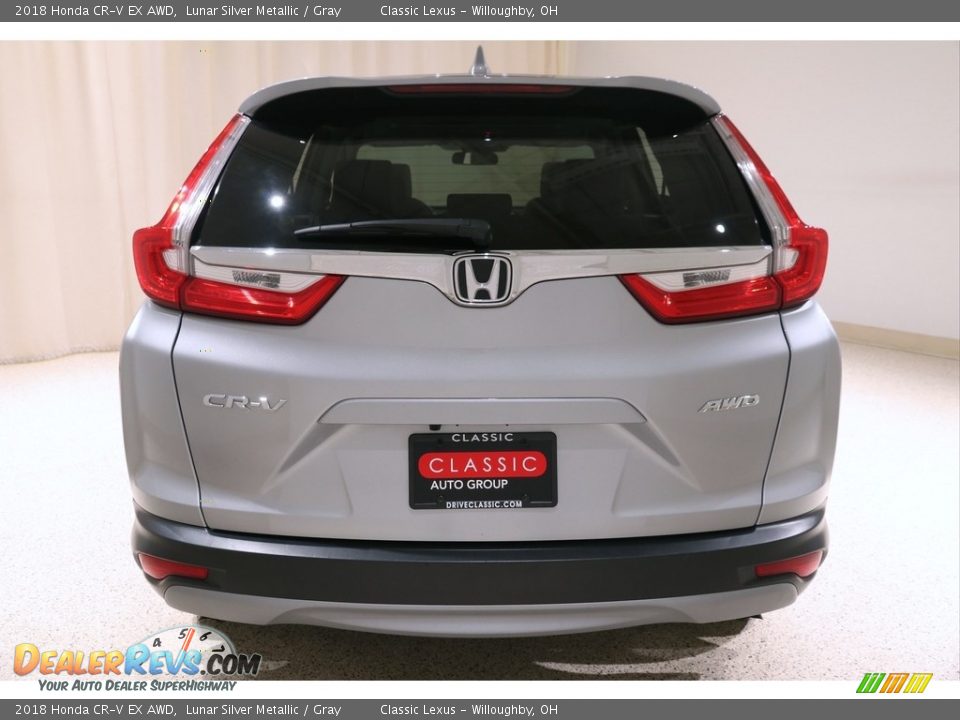 2018 Honda CR-V EX AWD Lunar Silver Metallic / Gray Photo #21