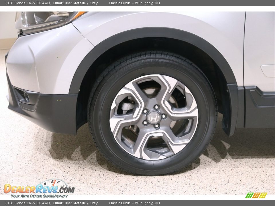 2018 Honda CR-V EX AWD Lunar Silver Metallic / Gray Photo #23