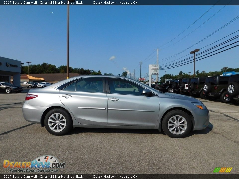 2017 Toyota Camry LE Celestial Silver Metallic / Black Photo #2