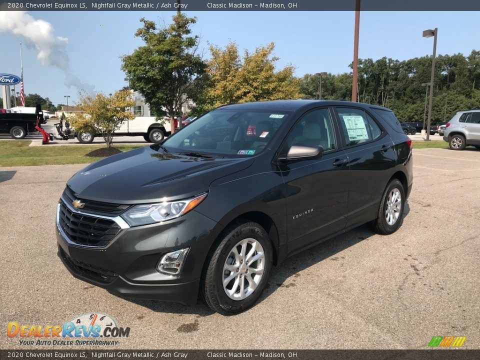 2020 Chevrolet Equinox LS Nightfall Gray Metallic / Ash Gray Photo #4