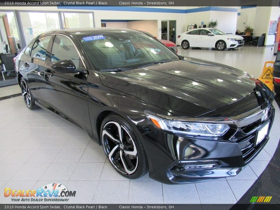 2019 Honda Accord Sport Sedan Crystal Black Pearl / Black Photo #3