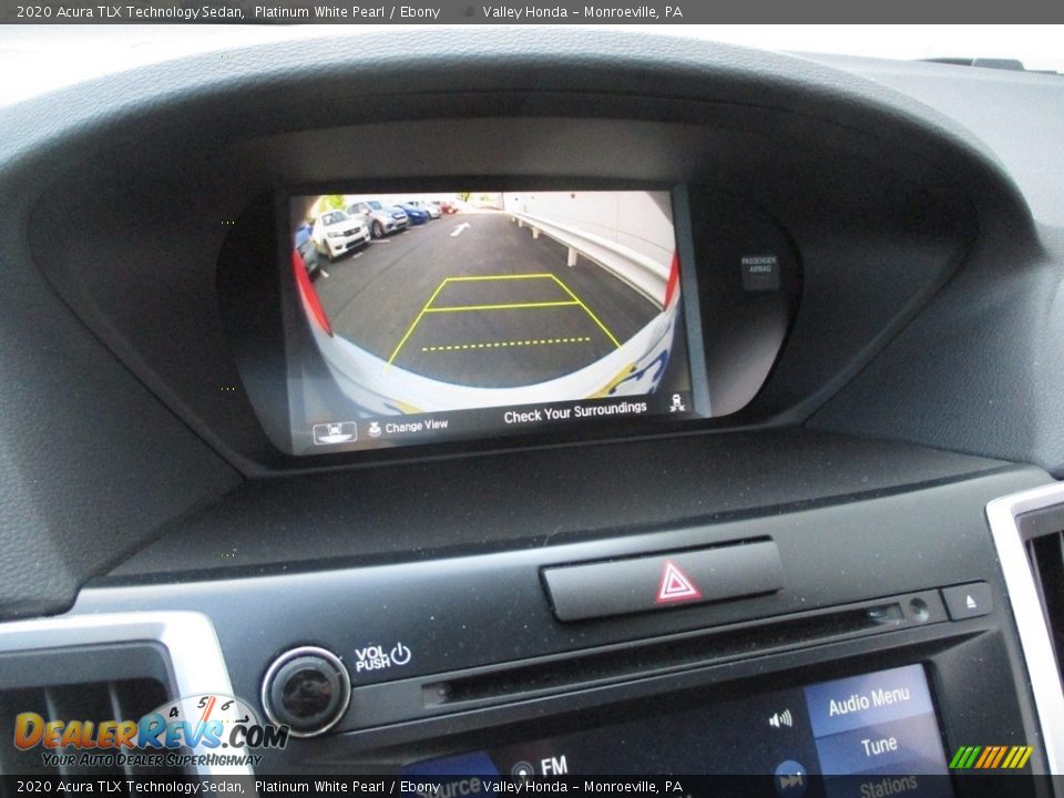 2020 Acura TLX Technology Sedan Platinum White Pearl / Ebony Photo #16
