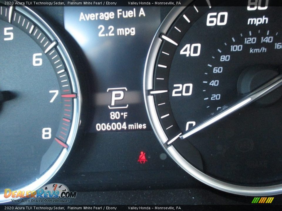 2020 Acura TLX Technology Sedan Gauges Photo #20