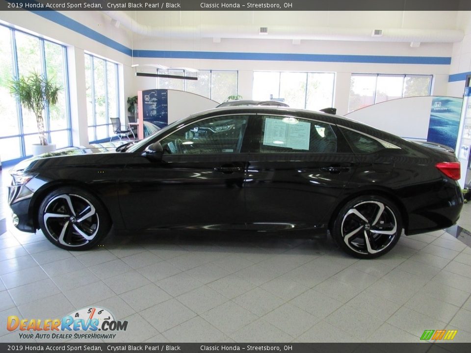 2019 Honda Accord Sport Sedan Crystal Black Pearl / Black Photo #10