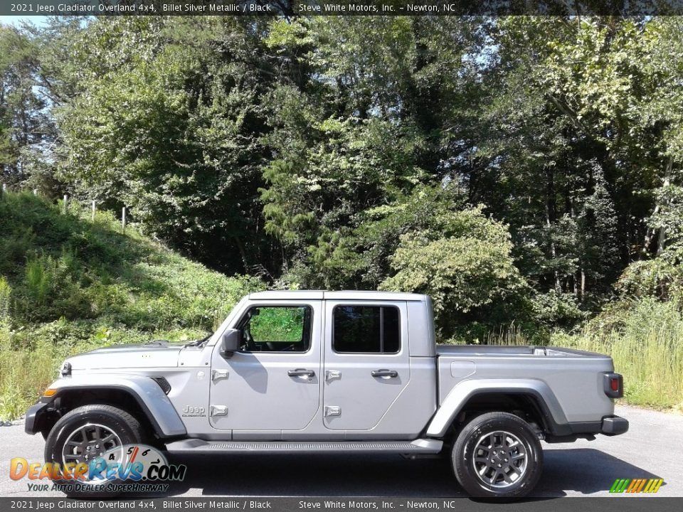 2021 Jeep Gladiator Overland 4x4 Billet Silver Metallic / Black Photo #1
