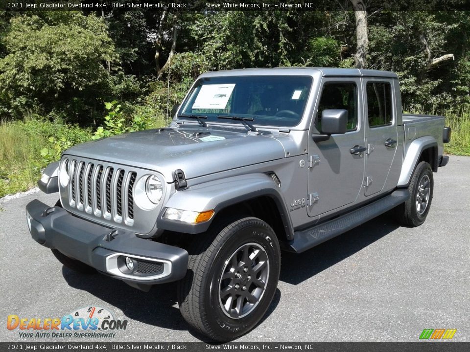 2021 Jeep Gladiator Overland 4x4 Billet Silver Metallic / Black Photo #2