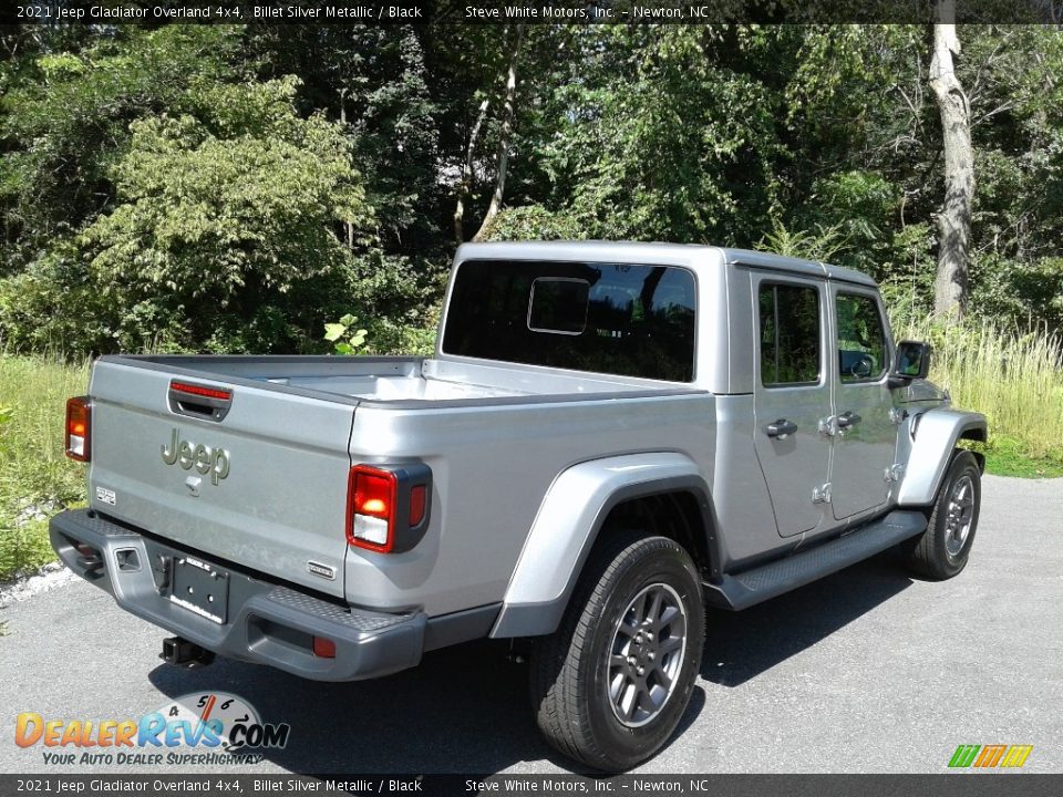 2021 Jeep Gladiator Overland 4x4 Billet Silver Metallic / Black Photo #6