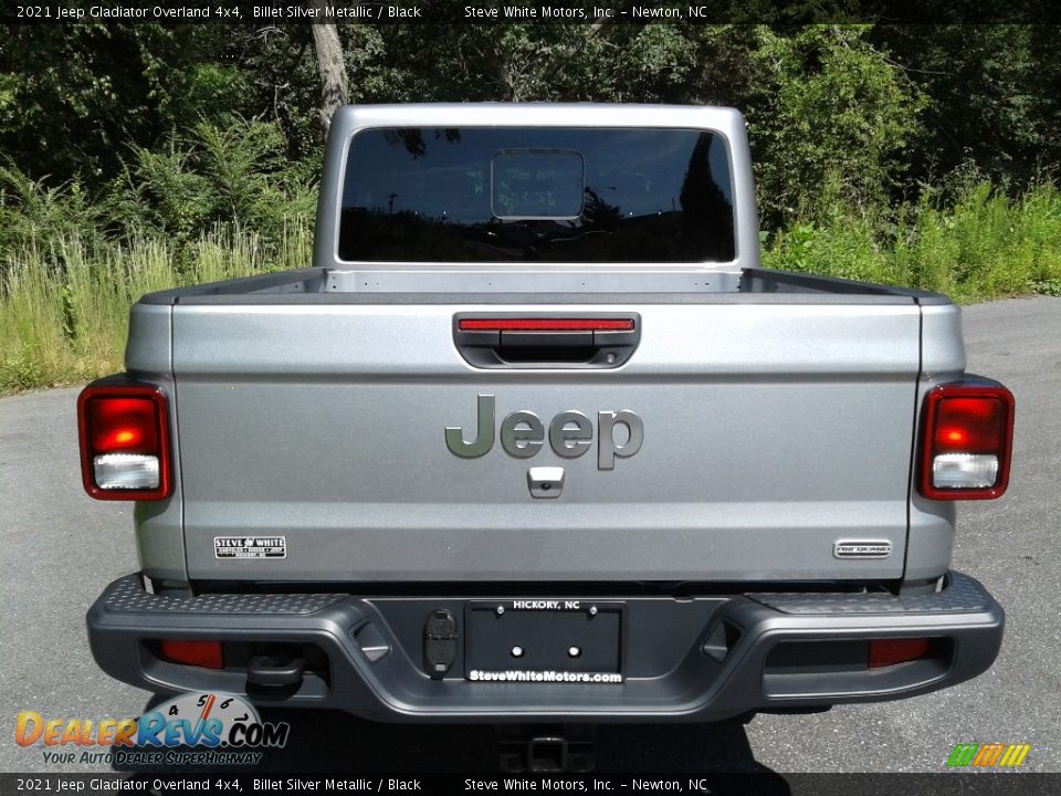 2021 Jeep Gladiator Overland 4x4 Billet Silver Metallic / Black Photo #7