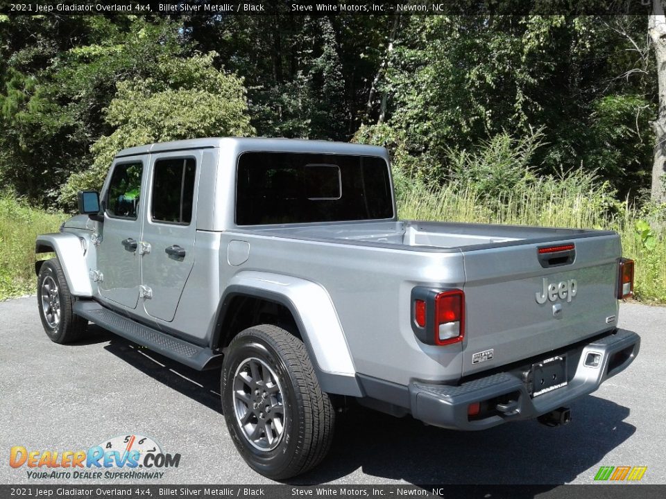 2021 Jeep Gladiator Overland 4x4 Billet Silver Metallic / Black Photo #9