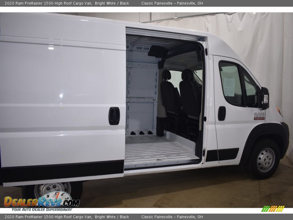 2020 Ram ProMaster 1500 High Roof Cargo Van Bright White / Black Photo #9
