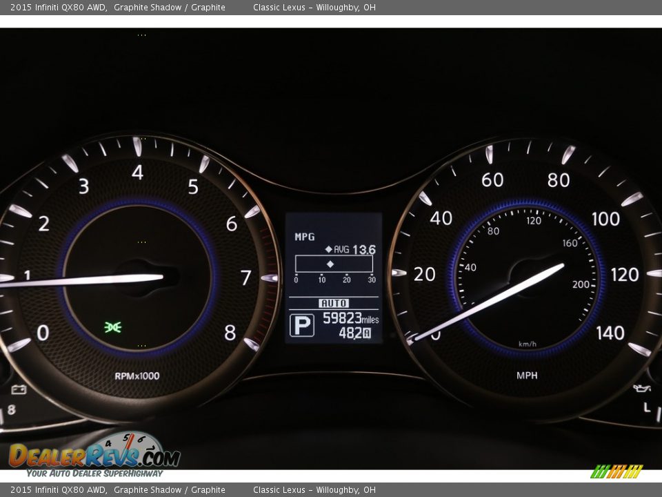 2015 Infiniti QX80 AWD Gauges Photo #9