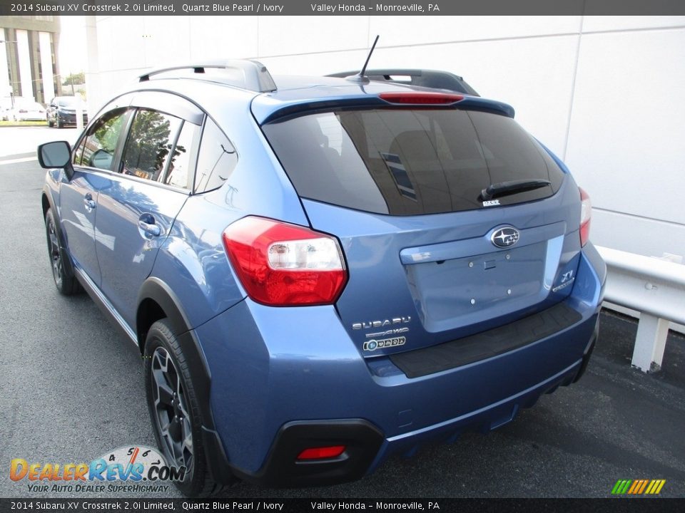 2014 Subaru XV Crosstrek 2.0i Limited Quartz Blue Pearl / Ivory Photo #3