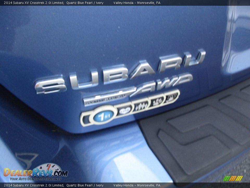 2014 Subaru XV Crosstrek 2.0i Limited Quartz Blue Pearl / Ivory Photo #4