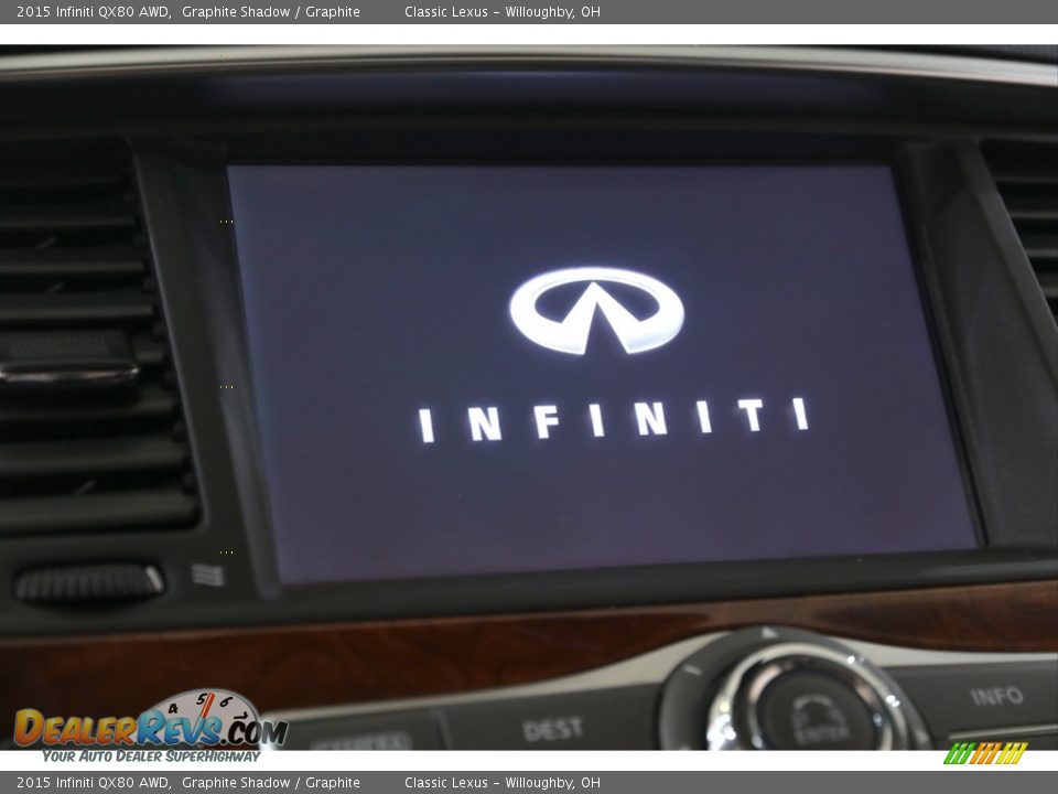 2015 Infiniti QX80 AWD Graphite Shadow / Graphite Photo #16