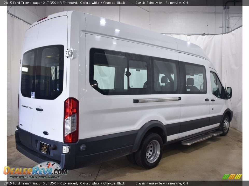 2015 Ford Transit Wagon XLT 350 HR Extended Oxford White / Charcoal Black Photo #2