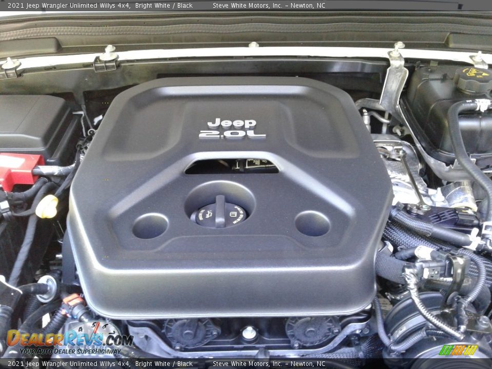 2021 Jeep Wrangler Unlimited Willys 4x4 Bright White / Black Photo #9