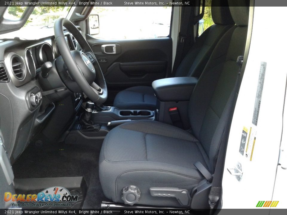2021 Jeep Wrangler Unlimited Willys 4x4 Bright White / Black Photo #10