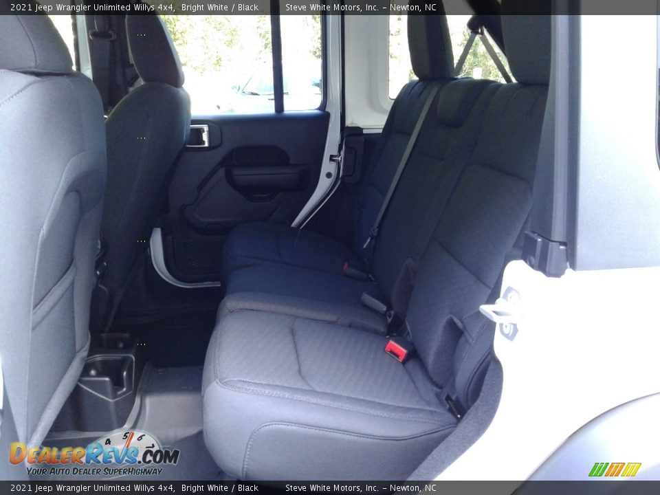 2021 Jeep Wrangler Unlimited Willys 4x4 Bright White / Black Photo #13