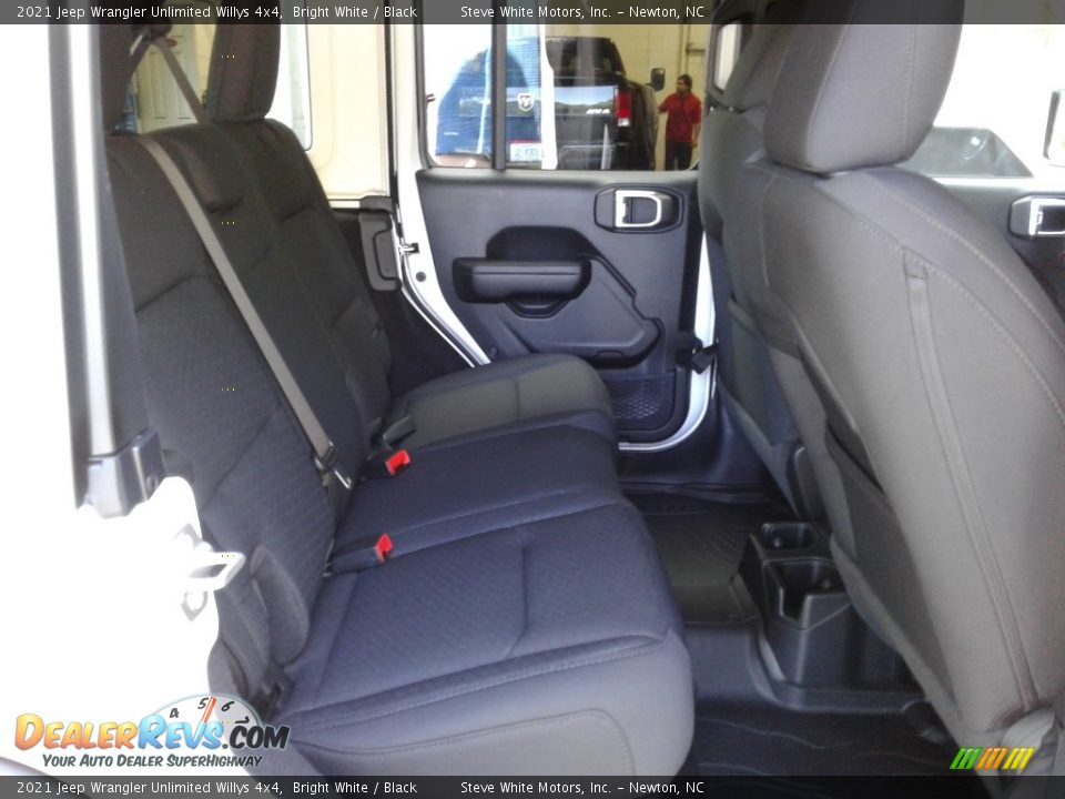 2021 Jeep Wrangler Unlimited Willys 4x4 Bright White / Black Photo #15