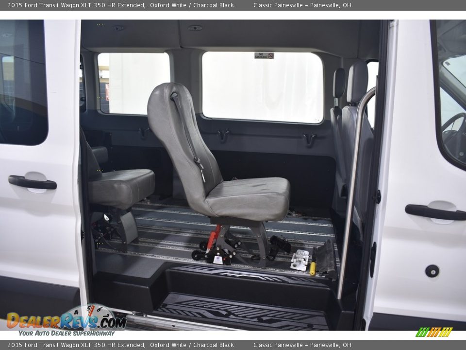 2015 Ford Transit Wagon XLT 350 HR Extended Oxford White / Charcoal Black Photo #11