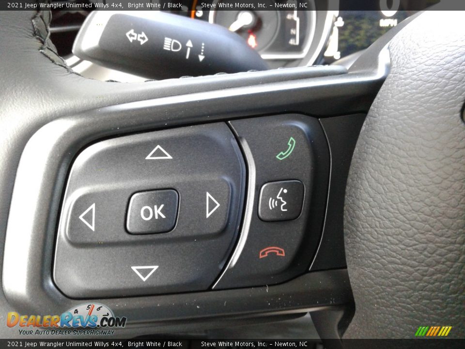 2021 Jeep Wrangler Unlimited Willys 4x4 Bright White / Black Photo #18