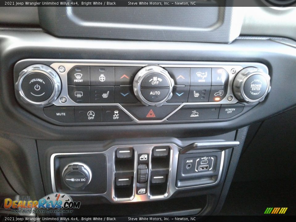 2021 Jeep Wrangler Unlimited Willys 4x4 Bright White / Black Photo #24