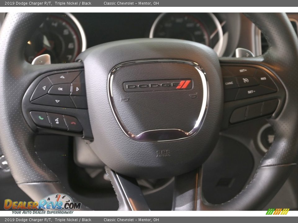 2019 Dodge Charger R/T Triple Nickel / Black Photo #8