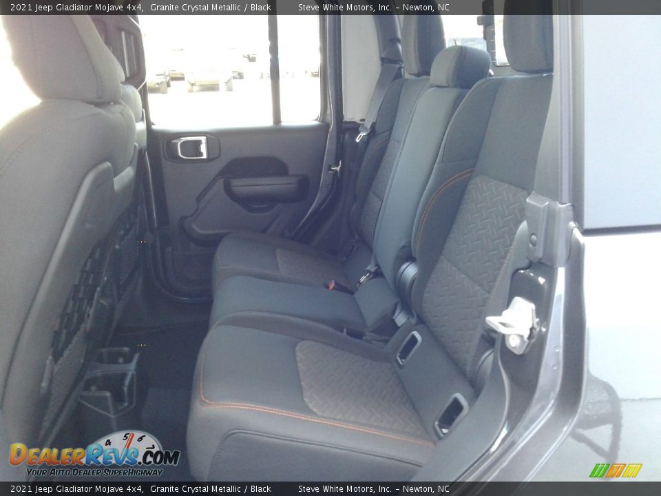 Rear Seat of 2021 Jeep Gladiator Mojave 4x4 Photo #14