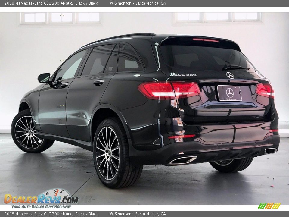 2018 Mercedes-Benz GLC 300 4Matic Black / Black Photo #10