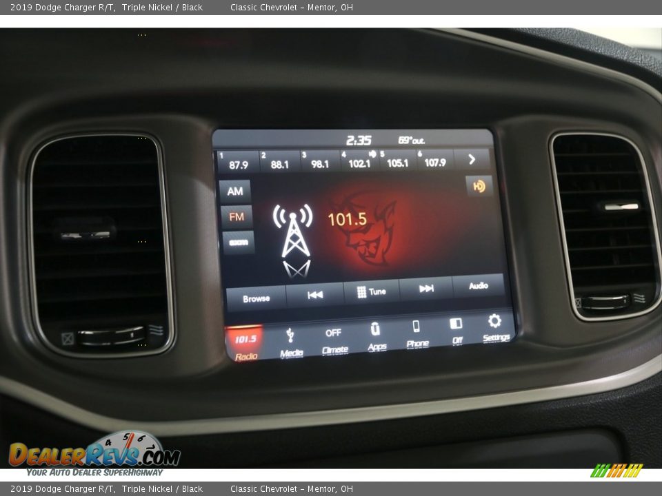 2019 Dodge Charger R/T Triple Nickel / Black Photo #12