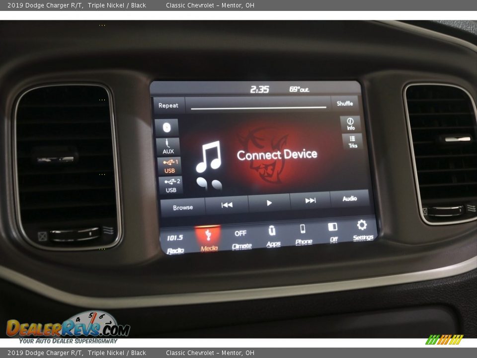 2019 Dodge Charger R/T Triple Nickel / Black Photo #13