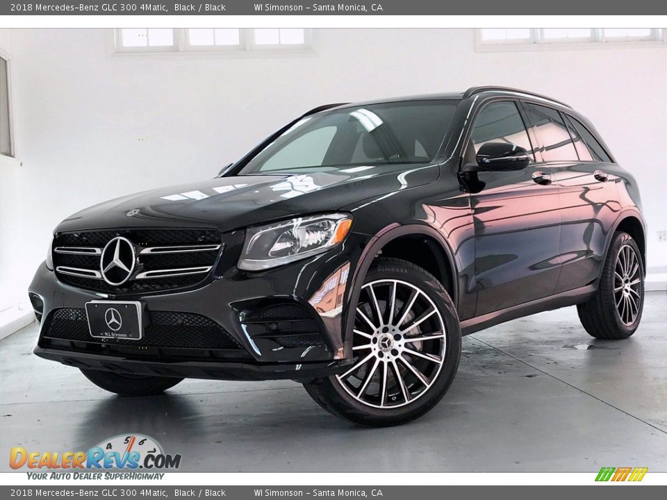 2018 Mercedes-Benz GLC 300 4Matic Black / Black Photo #12