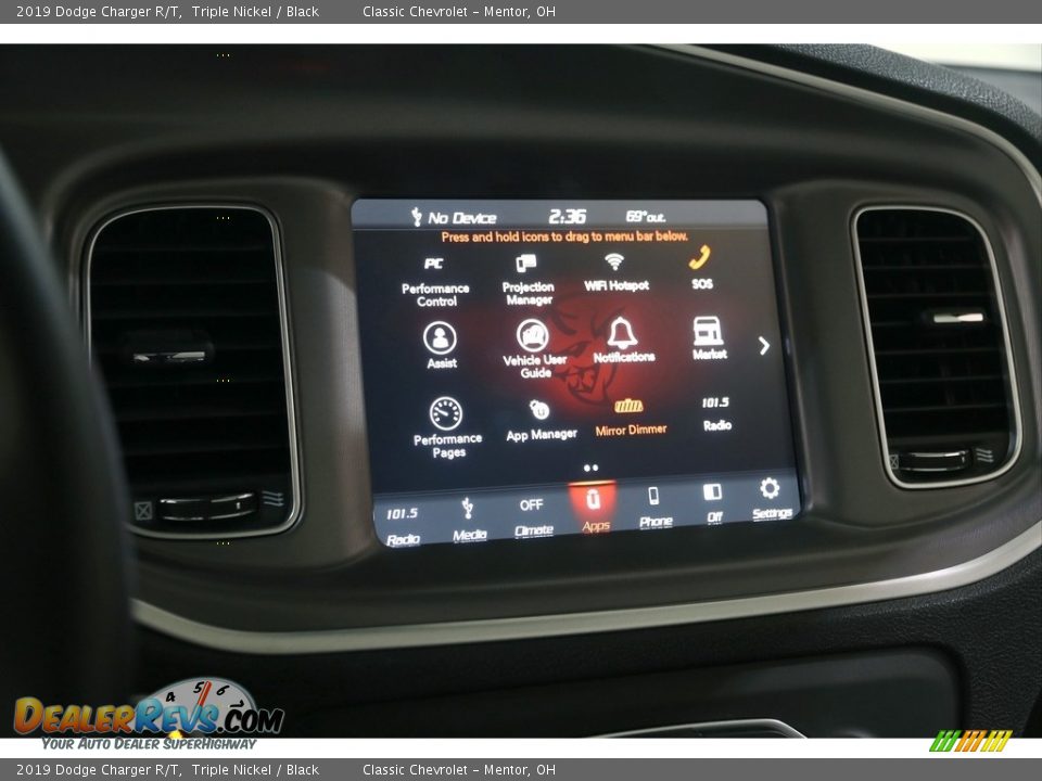 2019 Dodge Charger R/T Triple Nickel / Black Photo #15