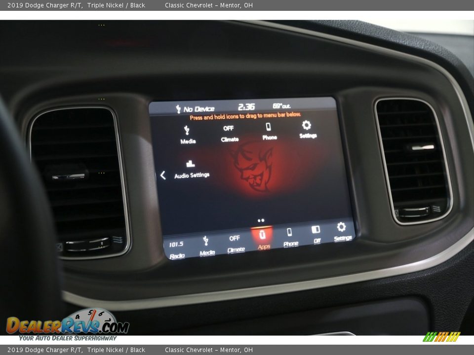 2019 Dodge Charger R/T Triple Nickel / Black Photo #16