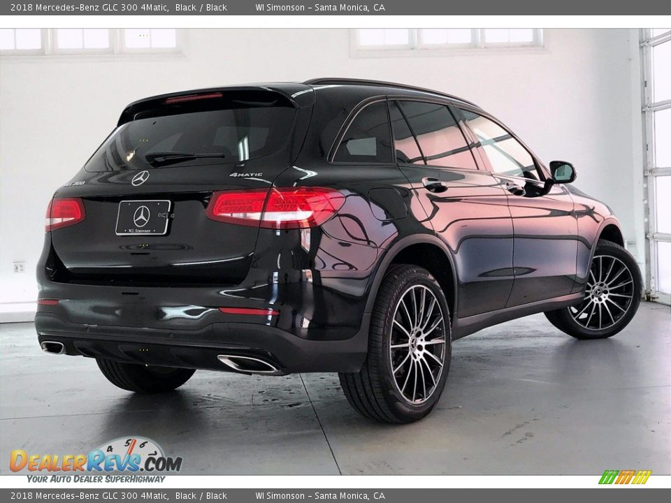 2018 Mercedes-Benz GLC 300 4Matic Black / Black Photo #16