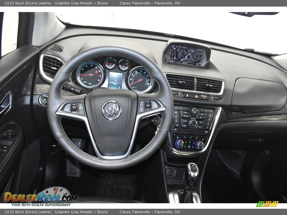 2016 Buick Encore Leather Graphite Gray Metallic / Ebony Photo #13