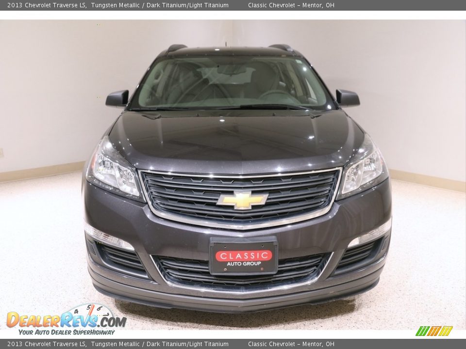 2013 Chevrolet Traverse LS Tungsten Metallic / Dark Titanium/Light Titanium Photo #2