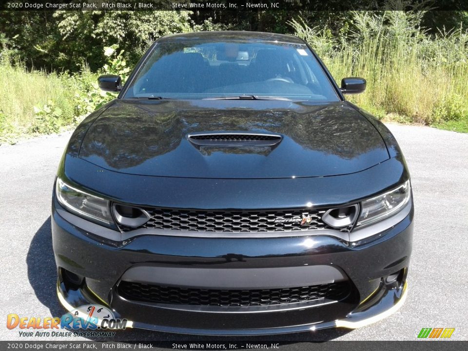 2020 Dodge Charger Scat Pack Pitch Black / Black Photo #3