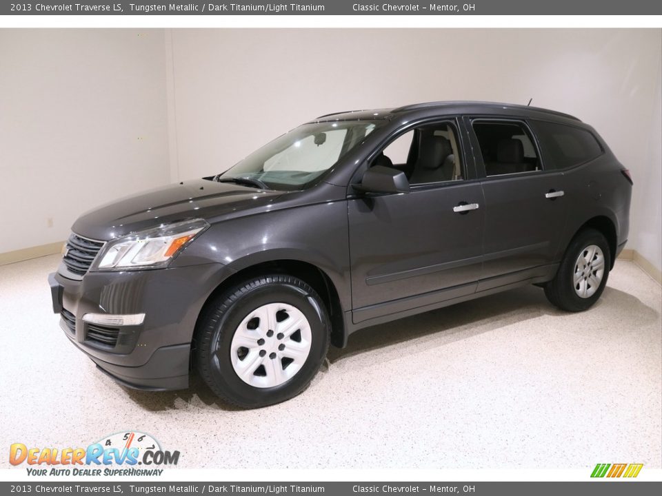 Tungsten Metallic 2013 Chevrolet Traverse LS Photo #3