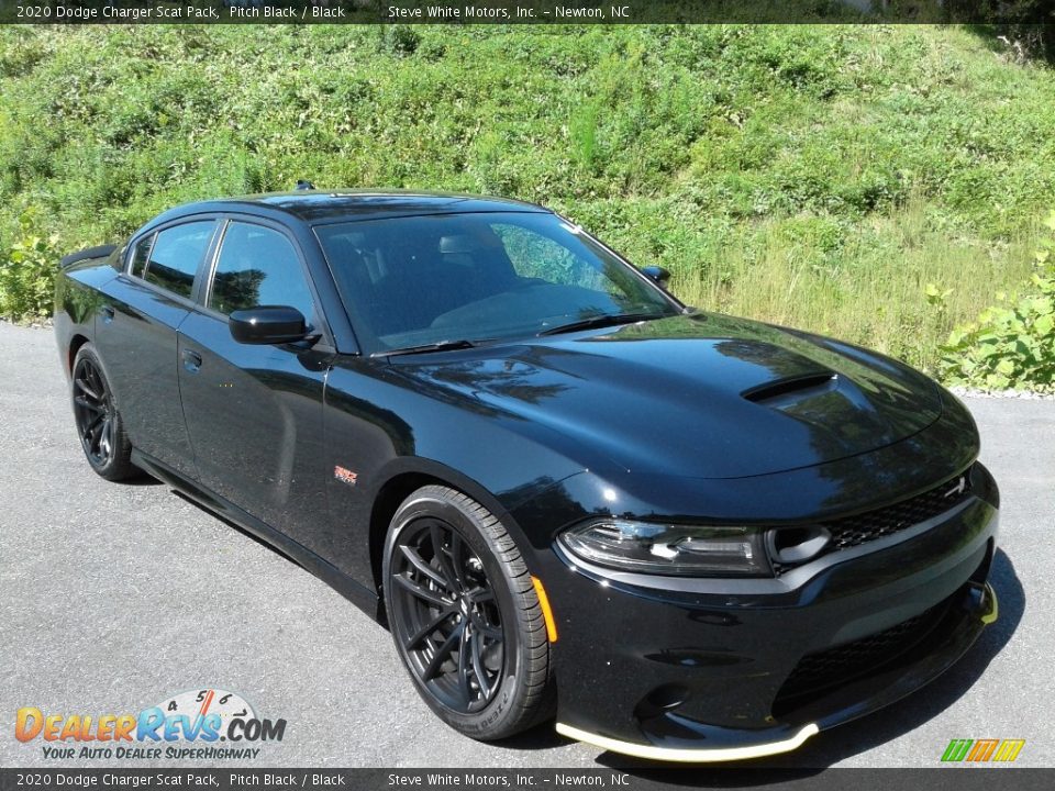 2020 Dodge Charger Scat Pack Pitch Black / Black Photo #4