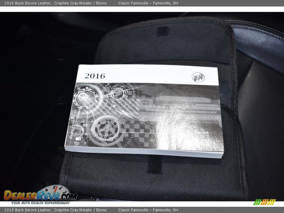 2016 Buick Encore Leather Graphite Gray Metallic / Ebony Photo #18