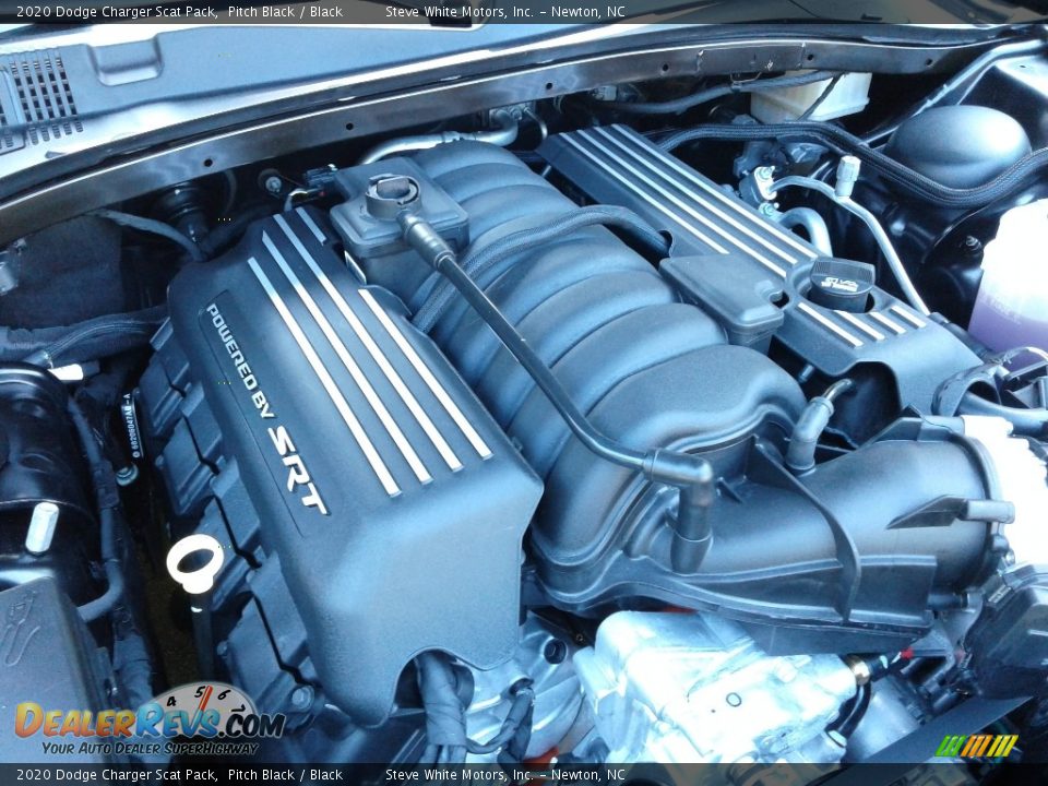 2020 Dodge Charger Scat Pack Pitch Black / Black Photo #9