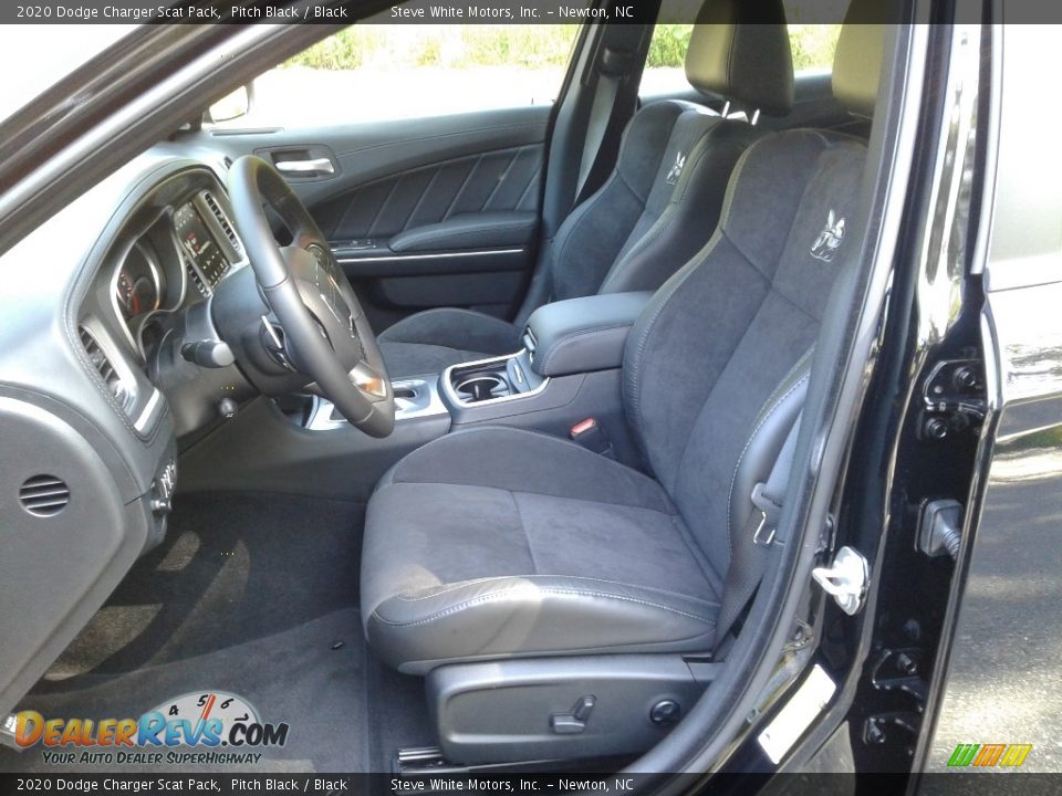 2020 Dodge Charger Scat Pack Pitch Black / Black Photo #10