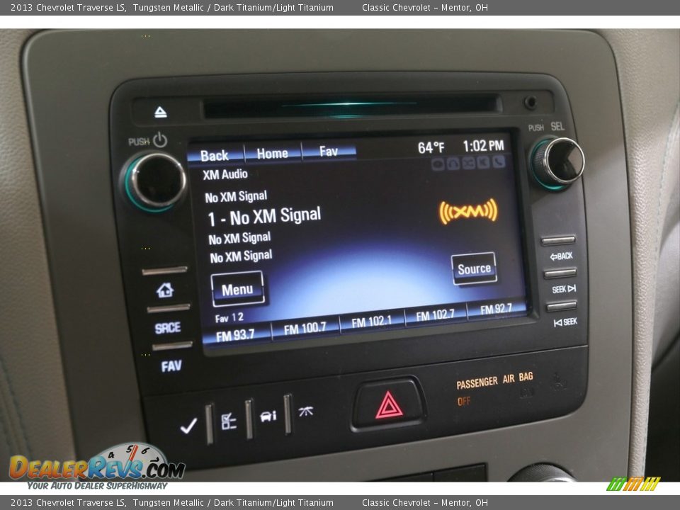 Audio System of 2013 Chevrolet Traverse LS Photo #13