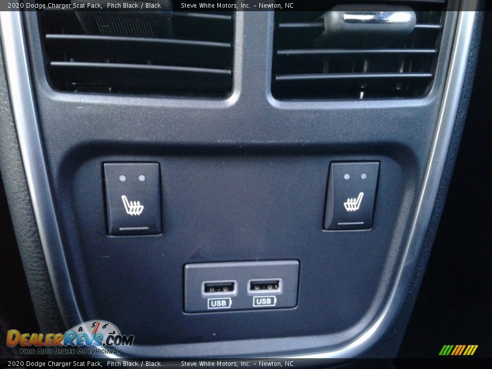 2020 Dodge Charger Scat Pack Pitch Black / Black Photo #14