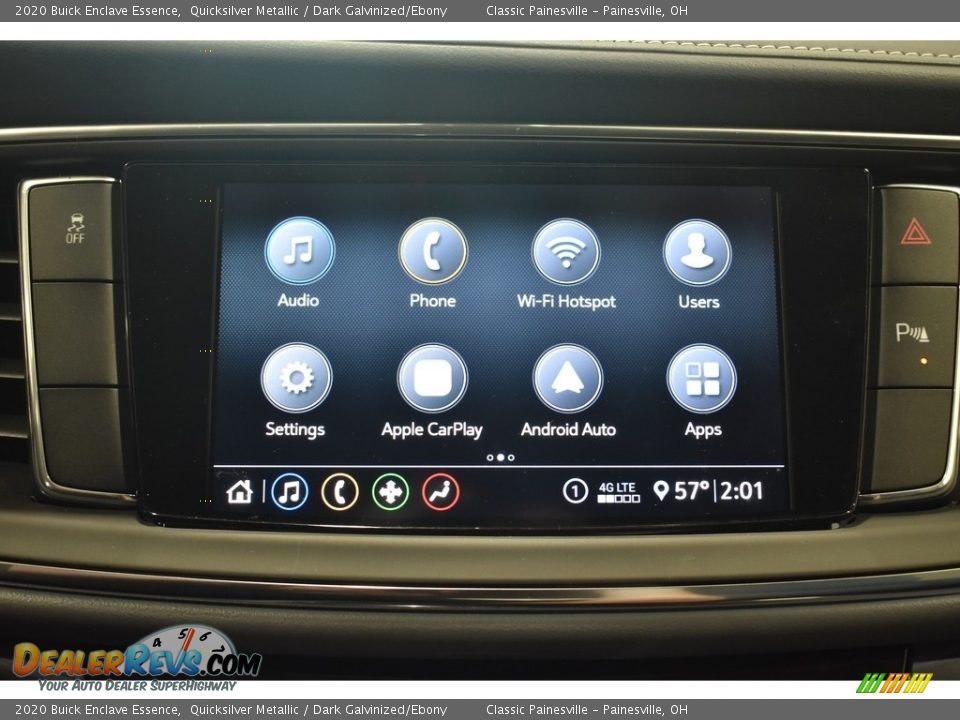 2020 Buick Enclave Essence Quicksilver Metallic / Dark Galvinized/Ebony Photo #12