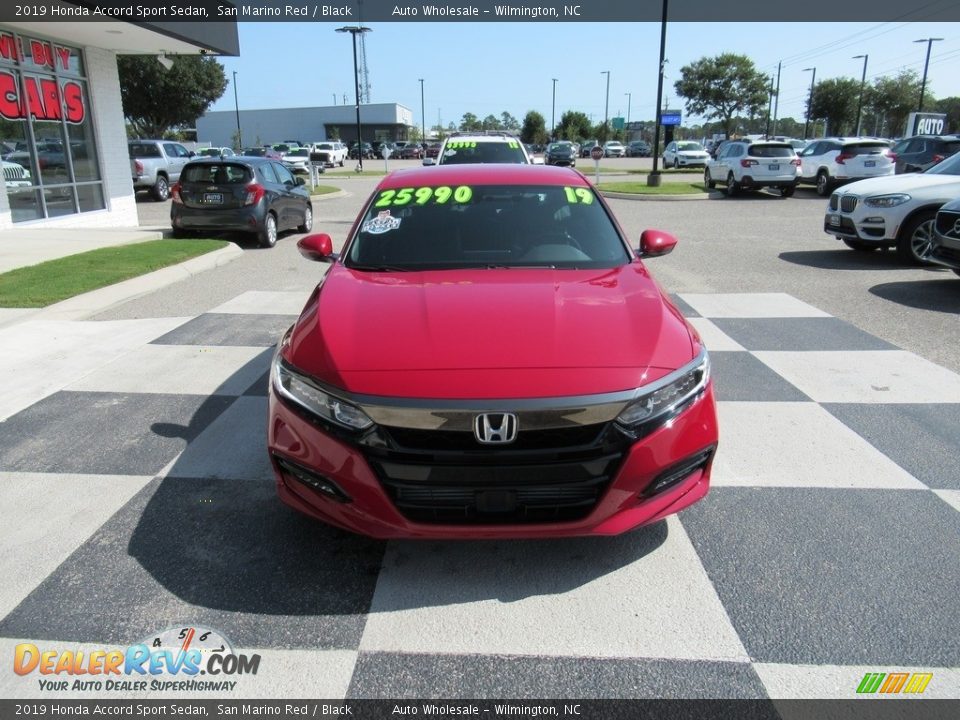 2019 Honda Accord Sport Sedan San Marino Red / Black Photo #2