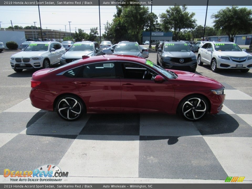 2019 Honda Accord Sport Sedan San Marino Red / Black Photo #3