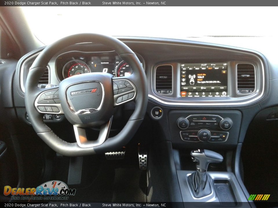 2020 Dodge Charger Scat Pack Pitch Black / Black Photo #18