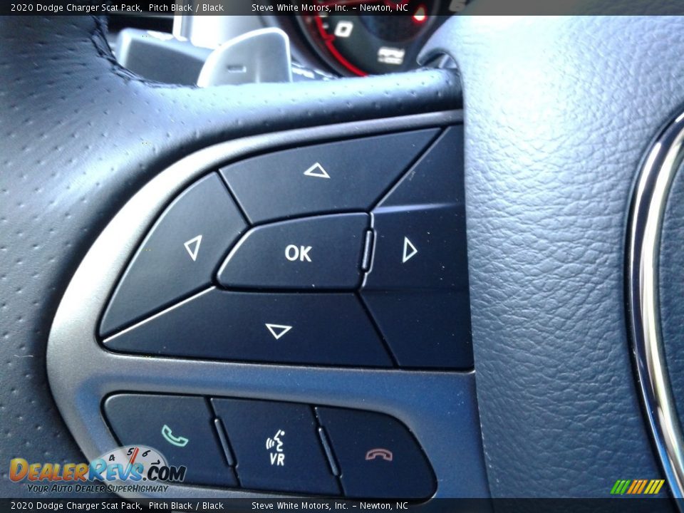 2020 Dodge Charger Scat Pack Pitch Black / Black Photo #19